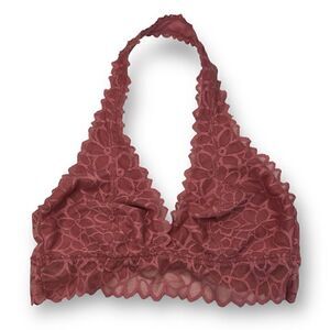 Pink Lace Bralette Size Medium